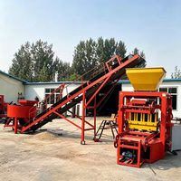 Machine à fabriquer des briques QT4-24, multifonctionnelle, usine source OEM pour matériaux de construction, briques