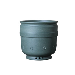 Maceta de Arcilla Verde para Flores en Miniatura, Pequeña Maceta de Escritorio para Bonsái, Hecha a Mano, Estilo Clásico, Tamaño de Palma - Product Image 5