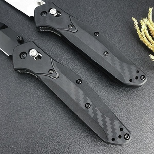 BM940 Osborne กลางแจ้งเครื่องมือกู้ภัย D2เหล็กใบมีดกระเป๋ามีดไนล่อนแก้วมีดแคมป์พับได้ - Product Image 4