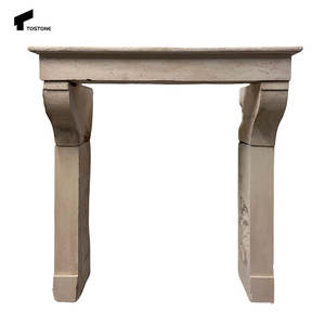 Tostone เตาผิงหินอ่อนวิโอลาแบบตั้งอิสระสีขาวธรรมชาติหรูหราสำหรับตกแต่งภายในห้องนั่งเล่นวิลล่าแบบหรูหรา - Product Image 6