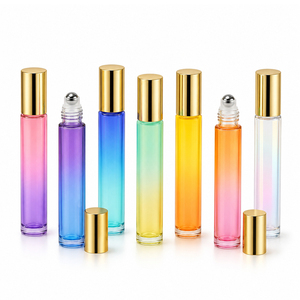 Bouteille à bille en verre dégradé nacré pour huiles essentielles, 5 ml, prix usine, vente en gros, flacons de <span class=keywords><strong>parfum</strong></span> vides personnalisables - Product Image 5