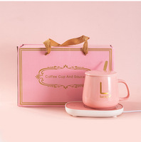 Redeco Tasse intelligente chauffante en céramique avec contrôle de température à 55 degrés, modèle mignon, la plus vendue