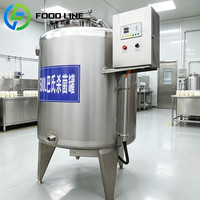 Cuve de pasteurisation pour la transformation alimentaire, équipement de pasteurisation pour sauces et condiments