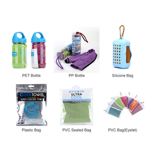Custom Quick-drying Sport Ice <b>Cooling</b> Towel Silicon Case Silicone Storage Set Cold Sweat Towel - Product Image 6