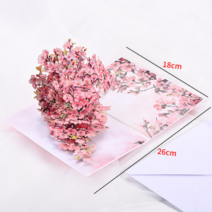 Tarjeta de Felicitación 3D Pop-up para el Día de la Madre, la Mejor Mamá del Mundo, Ramo de Flores Moradas, Disponible en Stock - Product Image 5