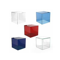 Bambi — Cube comptoir en acrylique transparent de 12 pouces, avec grand écran