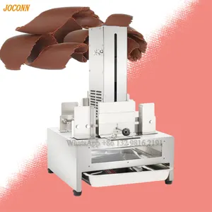 2024 Nova máquina de barbear fatiador de flores de chocolate, picador de chips de chocolate, máquina de descamação de chocolate