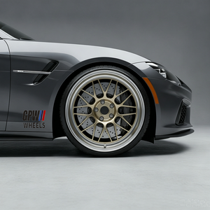 Rines GPW Personalizados Monobloque Forjados en Oro Champán, Diseño Cóncavo Profundo, 18 19 20 21 22 5x112 5x114.3 5x120 5x130 para BMW M6 Audi Porsche - Product Image 3