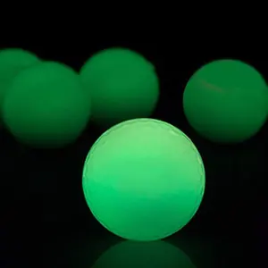 Pelotas de golf fluorescentes de poliuretano coloreado con logotipo personalizado de fábrica OEM