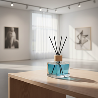 Coffrets de diffuseurs à bâtonnets écologiques, parfum d'intérieur de luxe lavande et fruits, logo personnalisé, marque privée