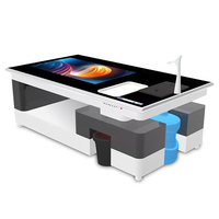 Table interactive intelligente de 32 pouces, table de jeu, écran tactile LCD, table intelligente pour restaurant