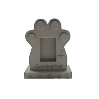 Pierre commémorative pour chien en PLA imprimée en 3D, forme de patte créative style américain, souvenir funéraire pour animal de compagnie