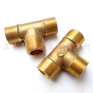 Raccord en T à filetage mâle 1/8 1/4 3/8 1/2 pour conduites d'eau et de gaz - Product Image 1