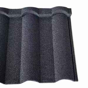 Tuiles de toiture <span class=keywords><strong>en</strong></span> métal revêtues de pierre <span class=keywords><strong>en</strong></span> aluminium et <span class=keywords><strong>zinc</strong></span> Milano, légères, faciles à installer, modernes, résistantes à la chaleur et isolées, pour maisons et parcs - Product Image 5