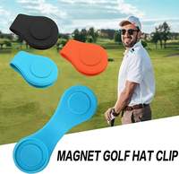 Clip magnétique en silicone pour chapeau de golf portable, valeur durable, amovible, s'attache facilement, clip de poche en silicone pour chapeau