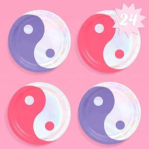 Bandeja de Papel con Diseño de Sexo Opuesto, Cubierta con Película Brillante Color Oro Rosa, Decoración para Despedida de Soltera, Artículos para el Día de San Valentín - Product Image 6