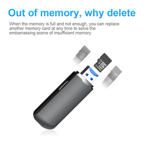 Mini Portable USB Stick Digital Voice Recorder 8GB 16GB USB Flash <strong>Drive</strong> with Vox Detection Records Audio in WAV &amp; MP3 <strong>Format</strong> - Product Image 2