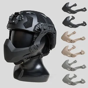FMA यूनिवर्सल सामरिक हेलमेट गाइड रेल आधा सील संरक्षण मुखौटा तह सुरक्षात्मक मुखौटा