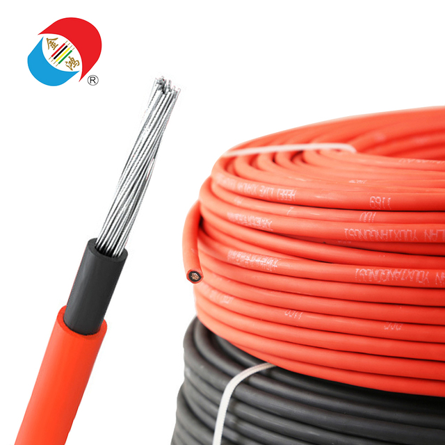 800V 1800V XLPE Insulated Power Cables Solid Copper Battery Cable for Cars Solar Systems 1.5mm-10mm Electrical Wires PVC Cable