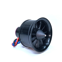 Ventilateur à conduit électrique DoBoFo EDF 50 mm à 11 pales pour modèle d'avion à moteur RC, moteur à réaction