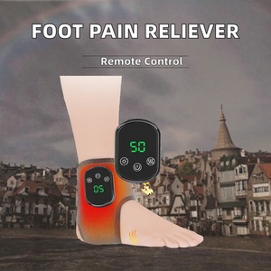 Electric Foot Ankle <b>Massager</b> with Warm Hot Compress Body Muscle Fatigue Pain Relief for Joint Sprain Ankle Support - Product Image 3