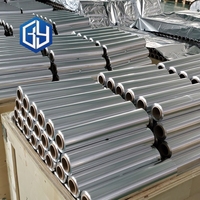 Machine automatique de rembobinage de rouleaux de papier aluminium pour rouleaux de 8011 de petite taille, 72 mètres, ligne de production de qualité alimentaire, ensemble de machines