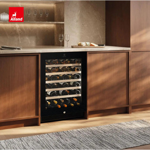 Meuble de cuisine de luxe en contreplaqué stratifié nordique, placage de noyer massif, avec îlot cannelé - Product Image 4