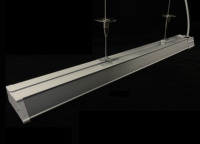 Lampu LED Linear Terintegrasi Sensor Gerak Microwave 2ft 4ft Baru untuk Tempat Parkir Garasi