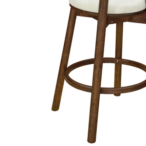 Modern <b>Adjustable</b> Round Cushion <b>Bar</b> <b>Stools</b> with Iron Base for Home <b>Bar</b> & Commercial Use - Product Image 6