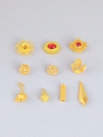 Breloques en argent 925 plaqué or, motif lotus ajouré, pour la fabrication de boucles d'oreilles et colliers, fournitures pour créateurs, vente en gros