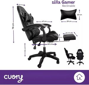 Hot Bán Sang Trọng Ergonomic Có Thể Điều Chỉnh Máy Tính Chơi Game Màu Đỏ Ngả Ghế Gamer Pro Massage Da Chơi Game Ghế Với Chỗ Để Chân - Product Image 4