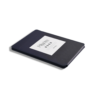 Pu Leather Black Rectangle Folding Table <b>Standing</b> Single Side Makeup Cosmetic Mirror - Product Image 1