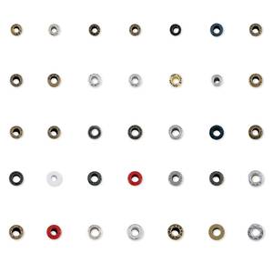 Œillets multicolores, rivets métalliques OEM et boutons-pression pour vêtements, sacs, chaussures et projets de bricolage - Product Image 3
