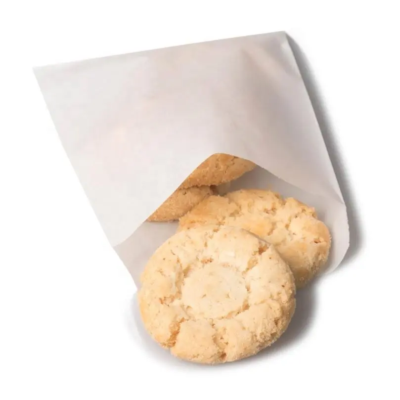 小さな食品包装カスタムプリントスナックパイベーキングペーパーバッグ食品用