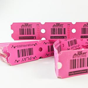 Rollo de Boletos de Rifa Personalizados para Máquinas de Juegos con Idiomas Japonés e Inglés Recargables - Product Image 1