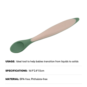 Cuchara de entrenamiento higiénico para bebés, de PP y TPE, reciclable, de venta directa, multi-etapas, para ayudar a los bebés a pasar de líquidos a alimentos sólidos. - Product Image 5