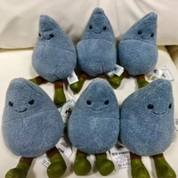 Porte-clés en peluche douce, poupée en peluche de dessin animé avec coton PP, mignonnes grue à peluches pour enfants