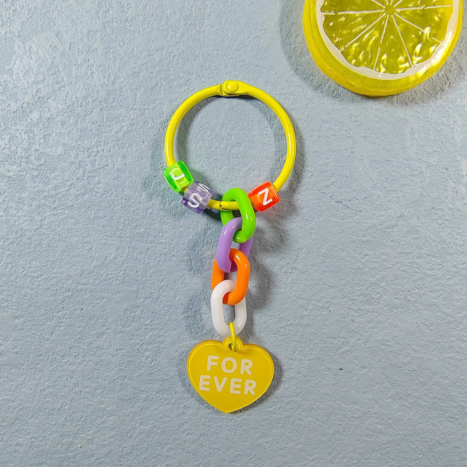 Yellow-love brand pendant