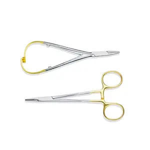 Dental needle holder surgical needle holder instruments