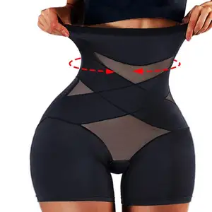 Damen hohe taille Trainer Körperformer Höschen Bauch Bauchkontrolle Körper Schlankheits-Kompression-Leggings-Former