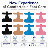 Bande de soutien en coton pour hallux valgus, correction sportive, patch de soin pour l'arthrose, idéal pour la marche quotidienne