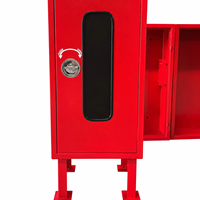 Accessoires Essentiels en Acier Inoxydable pour Équipement de Lutte Contre l'Incendie : Armoire pour Extincteur, Boîte pour Enrouleur de Tuyau d'Incendie, Fixation Murale Durable