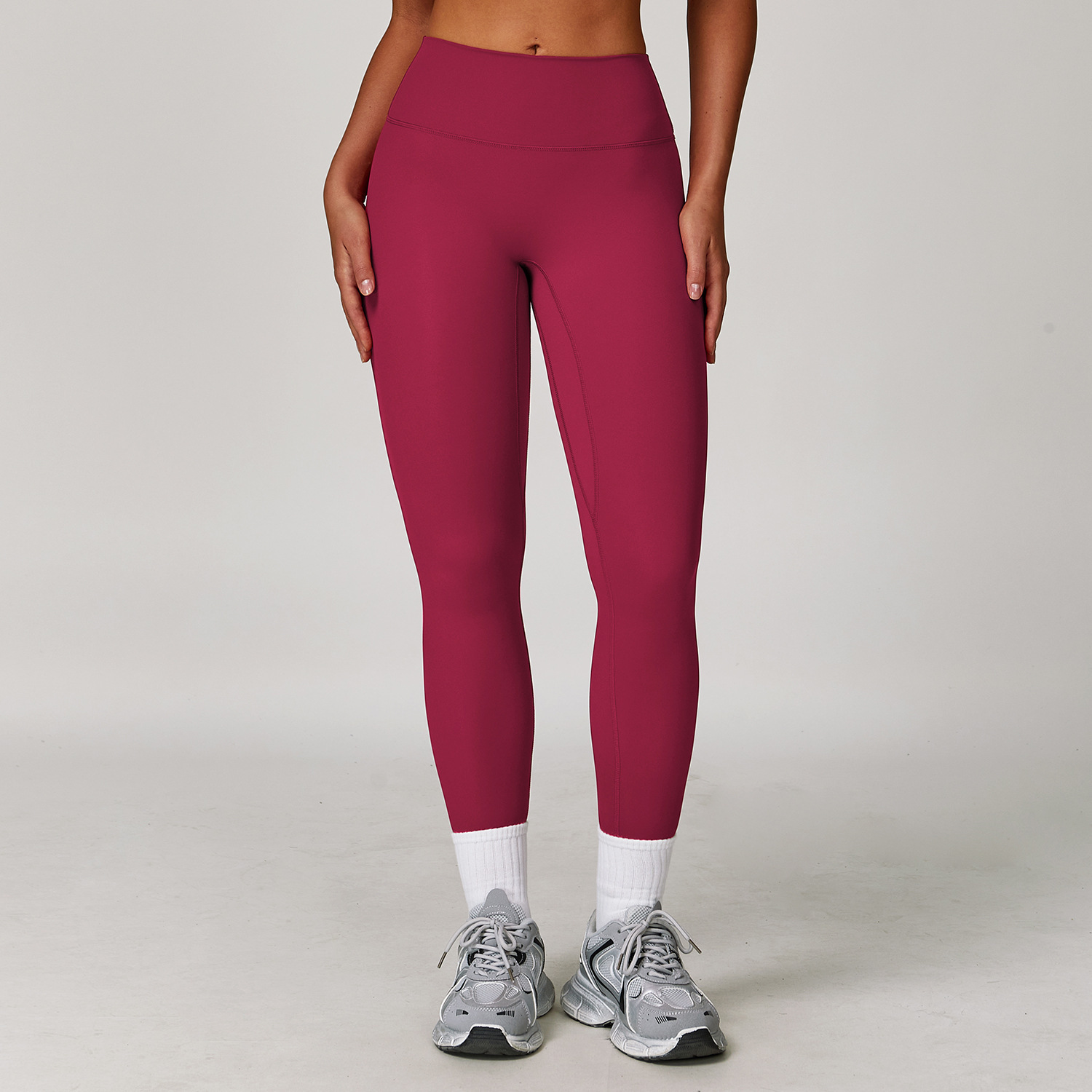 Leggings-Raspberry Red
