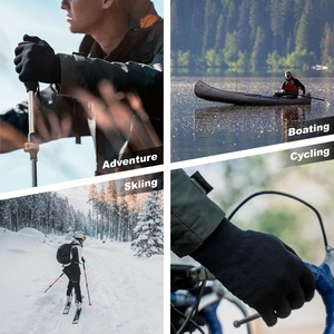 Gants en tricot imperméables pour hommes et femmes, légers, compatibles écran tactile, antidérapants pour le sport printemps-automne et usage domestique - Product Image 6