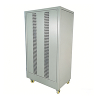Stabilisateur/Régulateur de tension triphasé industriel 100 KVA SVC, efficacité 98 %, courant alternatif 380 V, écran LCD, matériau en cuivre