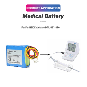 Hohe Qualität NI-MH 12V 800mAh Ersatz U421-070 medizinische Batterie für NSK EndoMate DT Endodontic Micro motor - Product Image 3