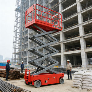 Platform Pengangkat Hidrolik Bergerak Sendiri, Elevator Gunting Portabel, 6m 8m 10m 12m - Product Image 3