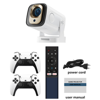 Projecteur de jeux vidéo IHOMELIFE X17 Mini, console de jeux vidéo rétro classique 36000+, projecteur vidéo LCD, manette sans fil, HD 1080P