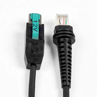 Câble USB enroulé alimenté par 12 V CBL-503-300-C00 pour scanner de codes-barres Honeywell 1200G 1300G 1900g