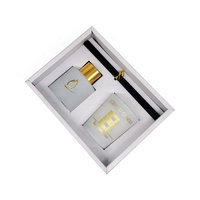 Ensemble cadeau de diffuseur de parfum et de bougie aromatique faits à la main, écologiques, avec logo personnalisé, pour la décoration de la maison